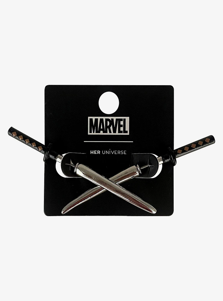 Her Universe Marvel Deadpool Katana Front/Back Earrings