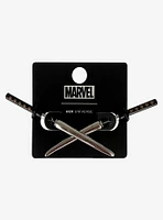 Her Universe Marvel Deadpool Katana Front/Back Earrings