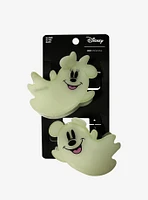 Her Universe Disney Mickey Mouse & Minnie Mouse Ghost Glow-In-The-Dark Claw Hair Clip Set