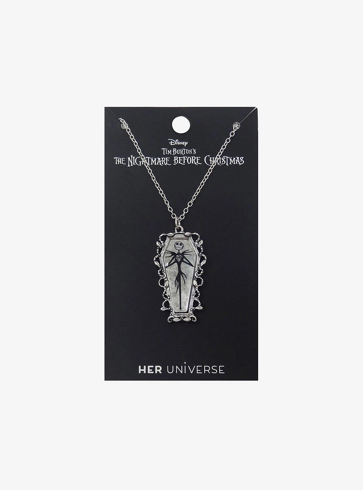 Her Universe The Nightmare Before Christmas Jack Coffin Necklace