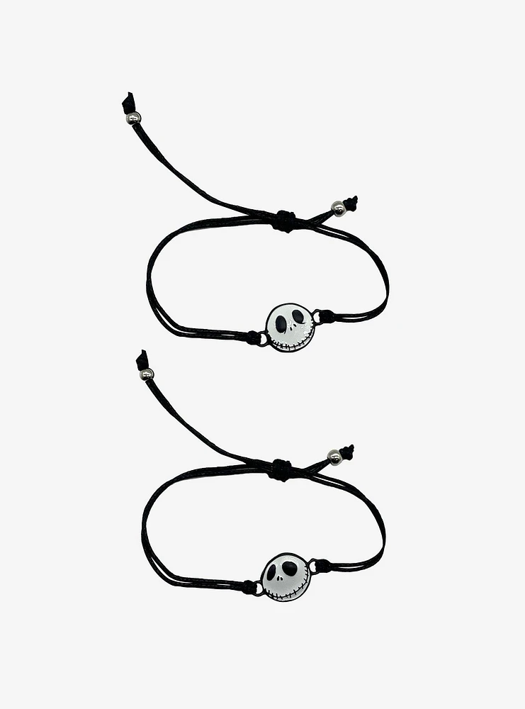 Her Universe The Nightmare Before Christmas Jack Head Best Friend Cord Bracelet Set