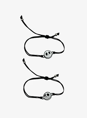 Her Universe The Nightmare Before Christmas Jack Head Best Friend Cord Bracelet Set