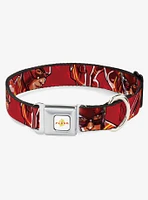 DC Comics The Flash 2023 Pose Close Ups Reds Seatbelt Buckle Dog Collar