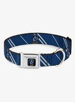 Harry Potter Ravenclaw Crest Stripe Seatbelt Buckle Dog Collar