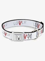 IT Chapter Two Loser Lover Quote Seatbelt Buckle Dog Collar