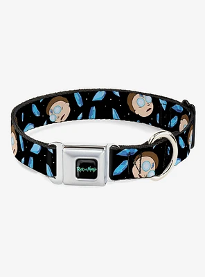 Rick and Morty Death Crystals Expression Seatbelt Buckle Dog Collar
