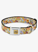 The Wizard of Oz Characters Scenes Icons Collage Seatbelt Buckle Dog Collar