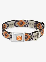 Yellowstone Y Logo Native American Tribal Seatbelt Buckle Dog Collar