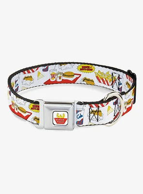 Beavis and Butt-Head Burger World Icons Seatbelt Buckle Dog Collar