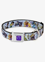 Disney100 Musical Wonder Characters Music Notes Seatbelt Buckle Dog Collar