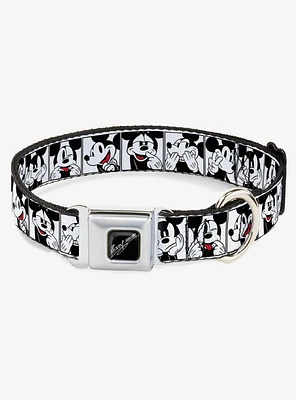 Disney Mickey Mouse Expression Blocks Seatbelt Buckle Dog Collar