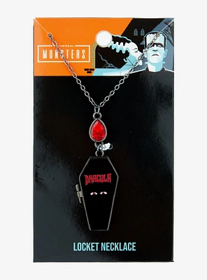 Universal Monsters Dracula Coffin Locket Necklace