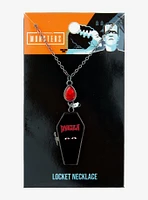 Universal Monsters Dracula Coffin Locket Necklace