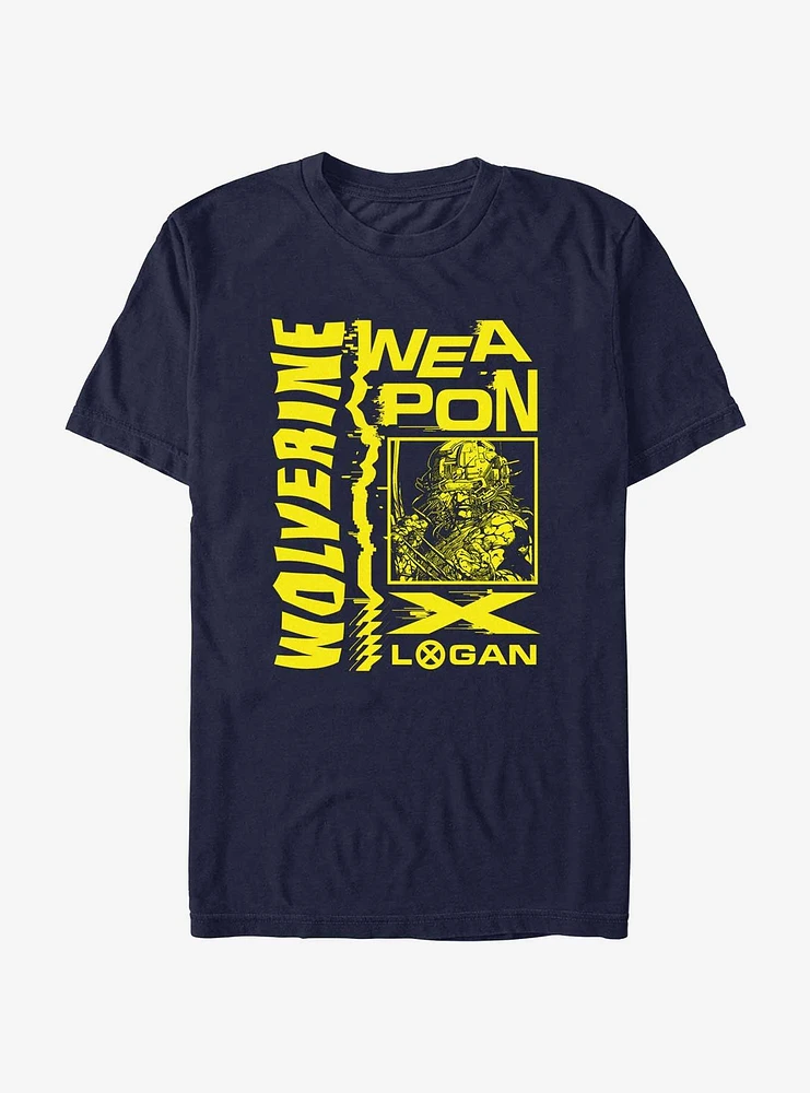 X-Men Wolverine Weapon-X Glitch T-Shirt