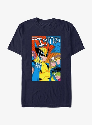 X-Men Teamup Anime Cover T-Shirt
