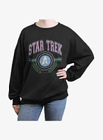 Star Trek Collegiate Girls Oversized Sweatshirt