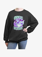Disney Nightmare Before Christmas Oogie Boogie Girls Oversized Sweatshirt