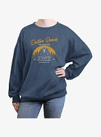 Yellowstone Montana Dutton Ranch Girls Oversized Sweatshirt