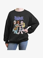 Bratz Winter Friends Girls Oversized Sweatshirt