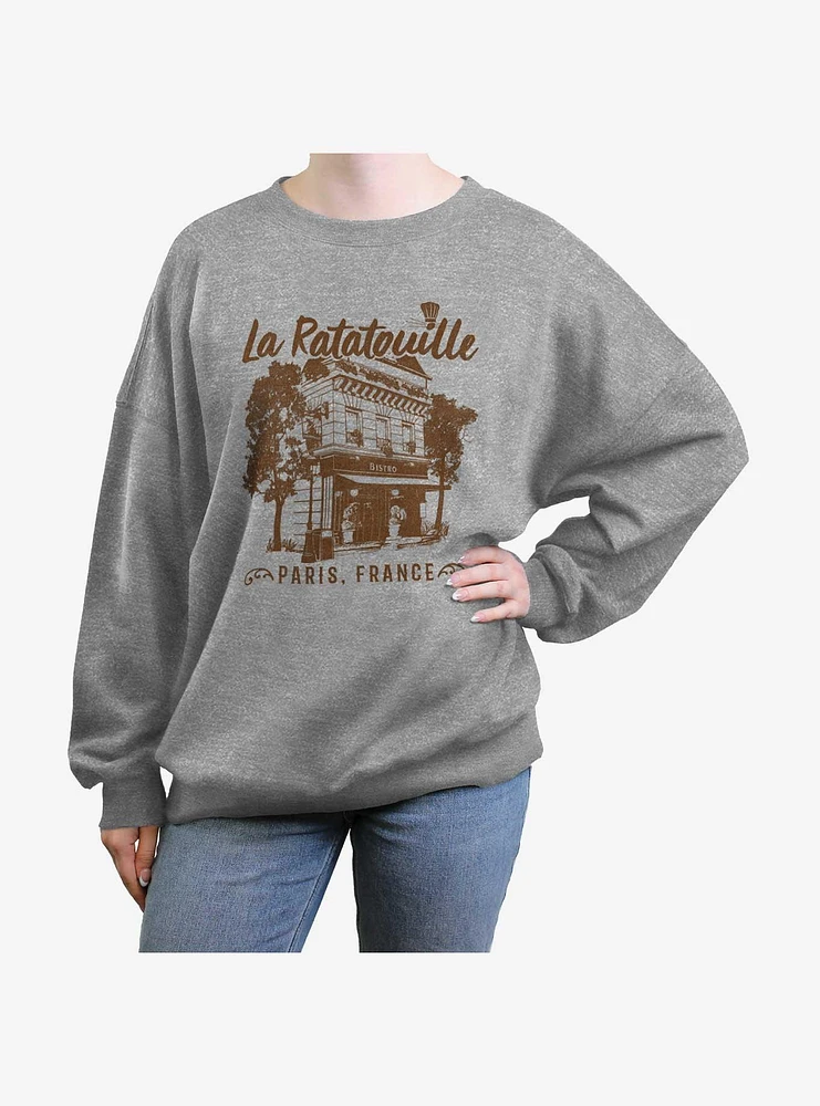 Disney Ratatouille Bistro Girls Oversized Sweatshirt