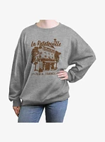 Disney Ratatouille Bistro Girls Oversized Sweatshirt