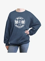 Star Trek Best Mom Womens Oversized Sweatshirt