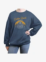 Yellowstone Montana Dutton Ranch Womens Oversized Sweatshirt