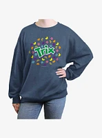 Trix Jumble Cereal Womens Oversized Sweatshirt