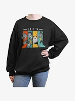 Disney Pixar Luca Sea You Later Womens Oversized Sweatshirt