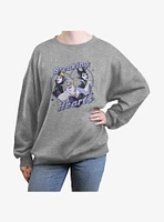 Disney Villains Breaking Hearts Womens Oversized Sweatshirt