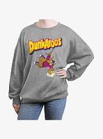 Dunkaroos Dunking Womens Oversized Sweatshirt