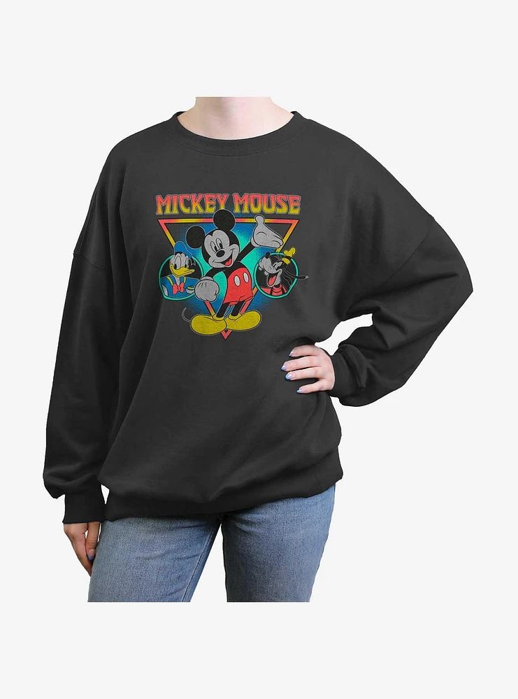 Disney Mickey Mouse & Friends Womens Oversized Sweatshirt