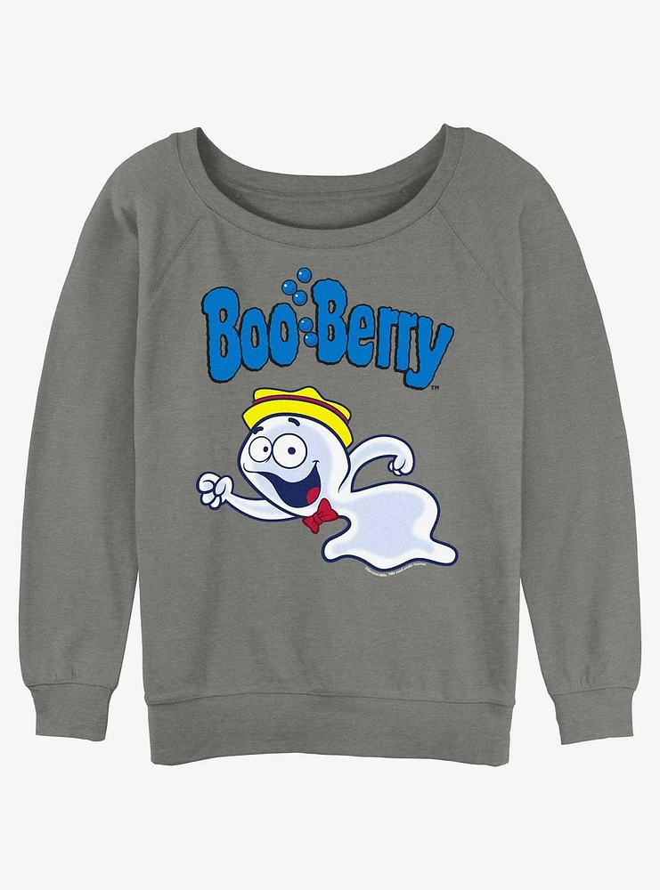 Boo Berries Happy Berry Girls Slouchy Sweatshirt