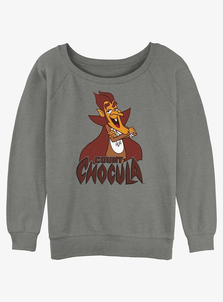 Count Chocula Name Girls Slouchy Sweatshirt