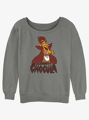 Count Chocula Name Girls Slouchy Sweatshirt