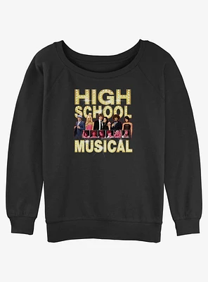 Disney High School Musical Cast Girls Slouchy Sweatshirt