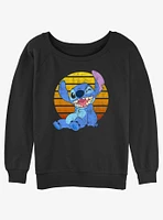 Disney Lilo & Stitch Sunset Girls Slouchy Sweatshirt