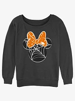 Disney Minnie Mouse Webs Girls Slouchy Sweatshirt
