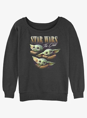 Star Wars The Mandalorian Child Girls Slouchy Sweatshirt