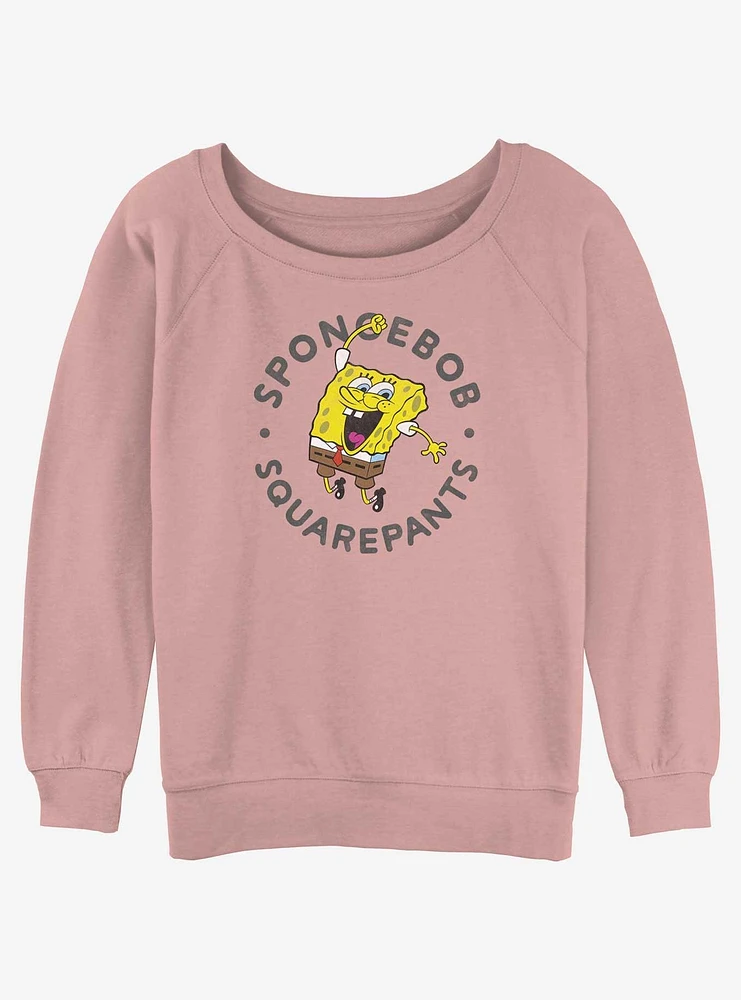 SpongeBob SquarePants Jump Girls Slouchy Sweatshirt