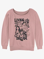 Disney Princesses Living The Dream Girls Slouchy Sweatshirt