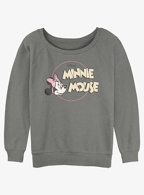 Disney Mickey Mouse Retro Girls Slouchy Sweatshirt