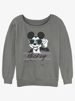 Disney Mickey Mouse 90s Cool Girls Slouchy Sweatshirt