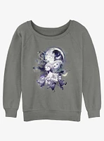 Disney Nightmare Before Christmas Night Collage Womens Slouchy Sweatshirt