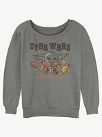 Star Wars The Mandalorian Grogu This Is Way Womens Slouchy Sweatshirt