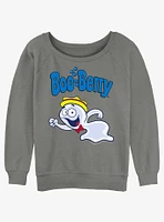 Boo Berries Happy Berry Womens Slouchy Sweatshirt