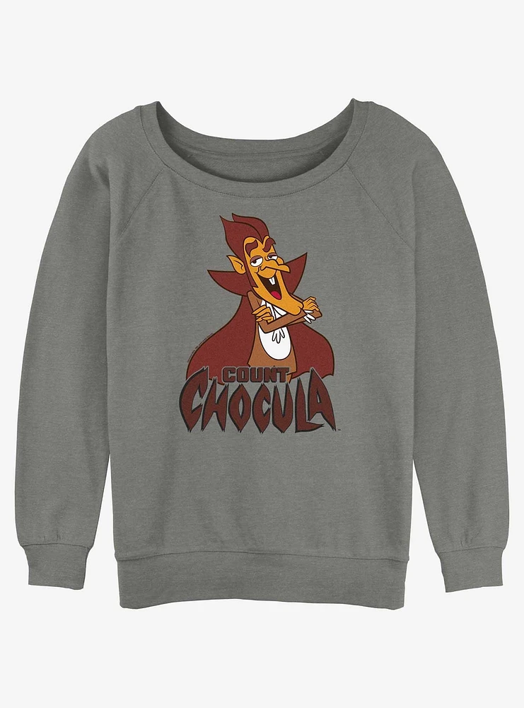 Count Chocula Name Womens Slouchy Sweatshirt