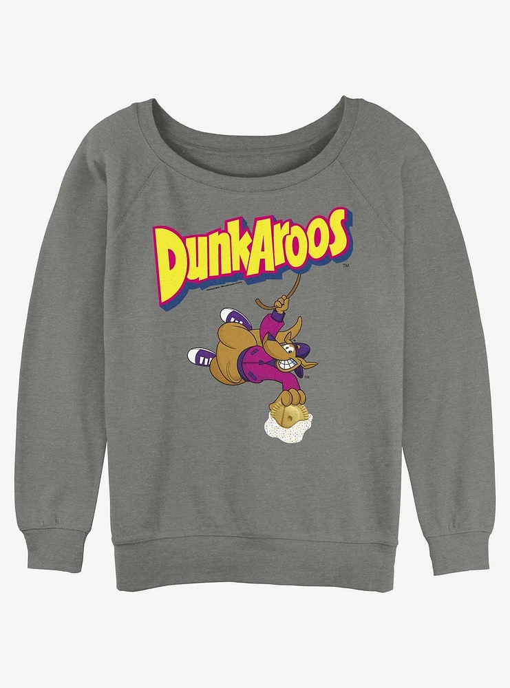 Dunkaroos Dunking Womens Slouchy Sweatshirt