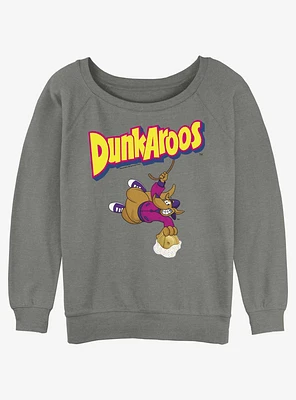 Dunkaroos Dunking Womens Slouchy Sweatshirt