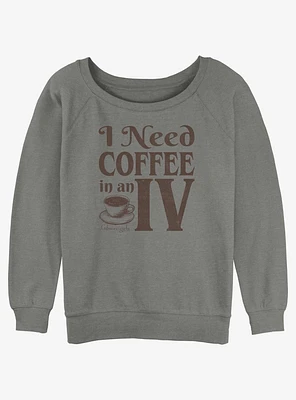 Gilmore Girls Need Coffee An IV Womens Slouchy Sweatshirt